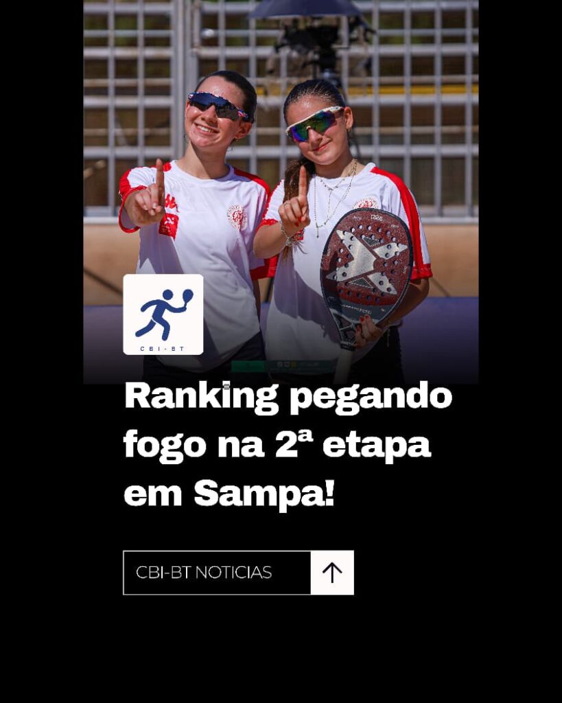 Ranking pegando fogo na 2ª etapa em Sampa!