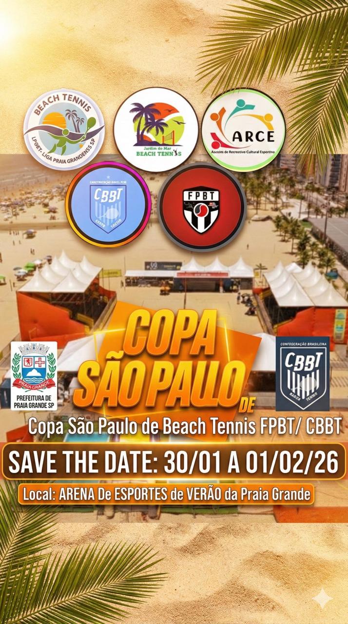 Pôster Copa São Paulo Trasmontano de Beach Tennis
